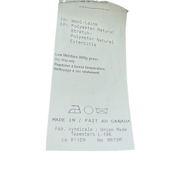 Lauren Ralph Lauren Mens Black Suit Vest Wool Blend Adjustable Back Strap L NWT - Picture 5 of 6